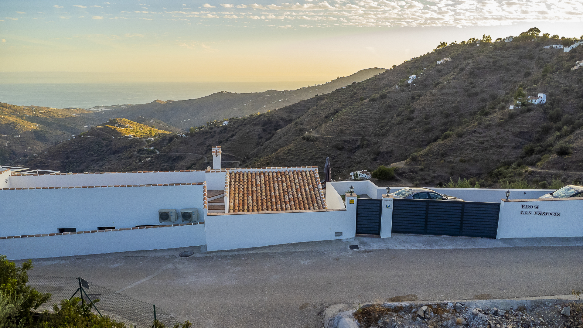 Aerial view of Finca Los Paseros